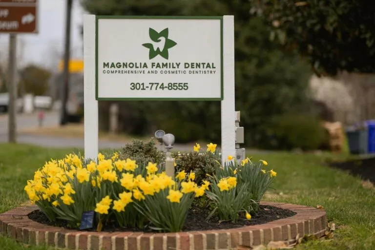 front sign